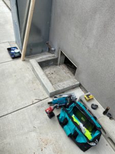 pictures of a rodent proofing and rodent remediation job